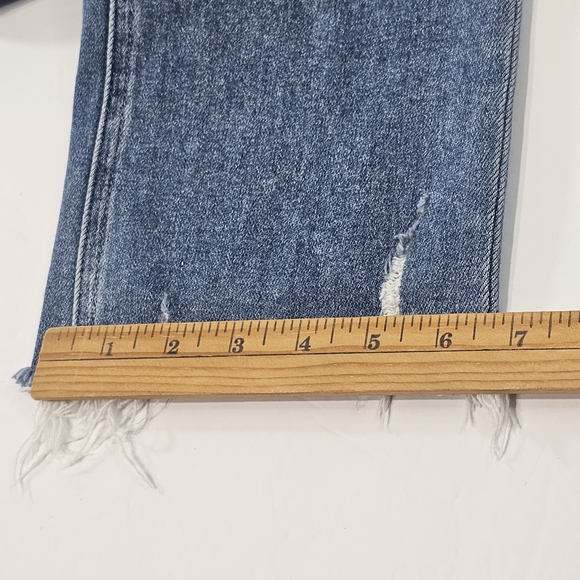 PAIGE Light Blue Cropped Jeans - Picture 8 of 12